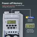TNCE 30A Timer Switch, Waterproof 220V time controller, set to seconds, 32 groups of timer on and off, for light, water pump.