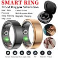 R02 Smart Ring Fitness Tracker Ring IP68 & 5ATM Waterproof Health Heart Rate Blood Oxygen Tracker Multi-sport Modes Smart Ring. 