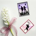 1Sheet Dance Rock Silhouette Ballet Dance Clear Stamps for Cards Making Singing and Dancing Clear Stamp Seals Transparent Stamps. 