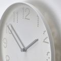 IKEA TROMMA Wall clock, low-voltage/white, 9 ¾ ". 