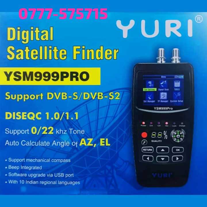 Yuri SM-999 Digital Satellite Finder with Inbuilt Battery