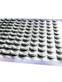 Fairy Lash Clusters 8-16mm Manga Eyelash Clusters D Curl - WideSpan DIY Eyelash Extensions Wet-Look Spiky Anime Lashes Individua. 