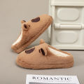 A Pair of Brown Plush Capybara Animal-Patterned Furry Home Slippers with Soft Soles, Comfortable and Warm, Non-Slip Indoor Slippers Suitable for Men and Women, Lightweight, Silent, and Comfortable Shoes, the Perfect Holiday Choice.