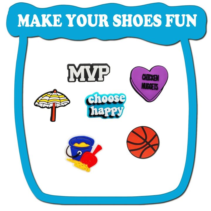 8/30/60/100/200/400pcs%20Random%20Series%20Shoe%20Charms%20Set%20For%20Clogs%20Bogg%20Bag%20Bubble%20Slides%20Sandals,%20PVC%20Shoe%20Decorations%20Beach%20Bag%20-%20Image%205