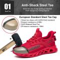 Steel Toe Safety Shoes for Men Women Lightweight Work Sneakers Puncture Proof Work Shoes Unisex Coustruction Safety Work Boots. 