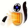 Heater Portable Electric Heater Plug-in Wall Mounted Room Heater Home Appliances Heating Stove Mini Radiator Remote Heater 500W. 