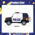 Police Party Decorations Police Car Photo Prop Selfie Banner Policeman Backdrop Banner for Baby Shower Birthday Decorations.