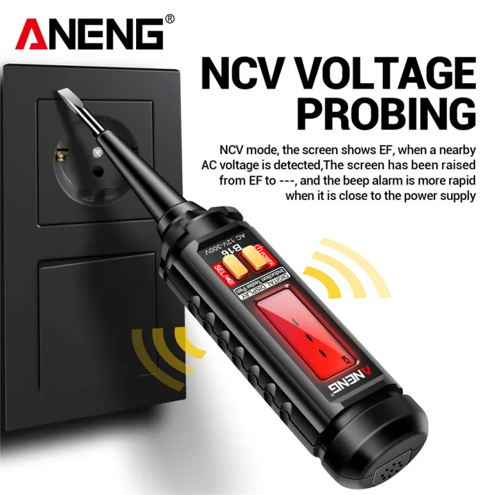 Electrician%20Set%20Kit%20ANENG%20ST181%20Clamp%20Meter%20400A/600V%20Multimeter%20with%20B16%20Electric%20Tester%20Pen%2012V-300V%20AC%20Voltage%20Detector%20Tools%20-%20Image%203