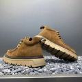 Autum Winter Men Platform Boots Designer Non-slip Motorcycle Boots Lace Up Shoes 2025 New Men's Fashionable Walking Work Boots. 