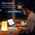 Tuya WiFi Smart Light Bedside Led Night Lights Dimmable Table Lamp RGB Touch Lamp Voice APP Control  Home Alexa Smartlife. 