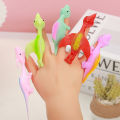 10pcs Dinosaur Finger Catapult Decompression Toy TPR Turkey Finger Slingshot for Kids Birthday Party Favors Goodie Bag Pinata. 