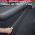 for Tesla Model Y Juniper Seat Kick Pad Cover, Interior Strip Corner Guard Accessories 16/2000  Anti-kick pad under the rear sea. 