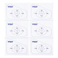 Golf Impact Tape Strike Stickers Self-Teaching Sweet Spot and Consistency Analysis Golf Ball Sweet Spot Finder for Golf Training. 