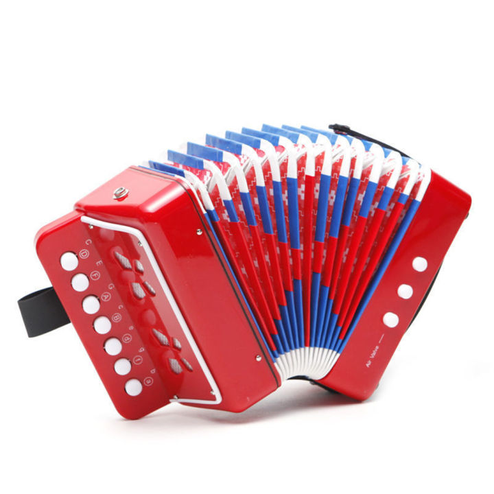 Mini Oregon Instrument New Organ 7 Keys 2 Bass Accordions, Kids Accordion Mini Toy Musical ...