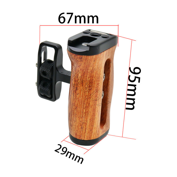 Universal%20Camera%20Cage%20Left%20/Right%20%20Side%20Handle%20For%20%20For%20%20%20%20Camera%20Cage%20Wooden%20Handle%20Grip%20Cold%20Shoe%20for%20Mic%20Video%20Light%20-%20Image%208