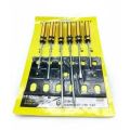 Screwdriver Set Steel Flat Screw driver Philip Screw Tools 6pcs. 