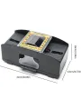 Playing Card Shuffler Machine (Black). 