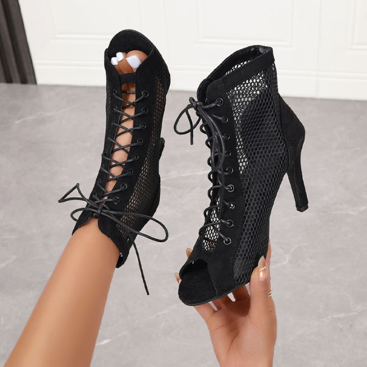 Summer%20New%20Pupms%20Women%20High%20Top%20Dance%20Shoes%20Ballroom%20Salsa%20Tango%20Sandals%20Girl%20Fashion%20Party%20Mesh%20Cutout%20High%20Heel%20Sandalias%20-%20Image%205