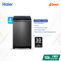 Haier 8 KG Top Loading Washing Machine/Air Dry/Fresh Air System/Near Zero Water Pressure/NZP (HWM80-1269S6) with Free delivery & Installation**. 
