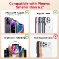 Upgraded 360° Vacuum Magnetic Car Phone Holder Ultra Strong Suction Magnetic Force Foldable Retractable Mount for Car/Dashboard.