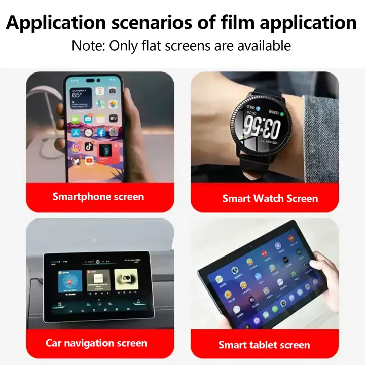 3pcs%20Universal%205/6/7/8/9/10/11/12inch%20Mobile%20Smart%20Phone%20Tablet/Car%20%20LCD/MP3%204%20Screen%20Protectors%20HD%20Clear%20Protective%20PET%20Film%20-%20Image%206