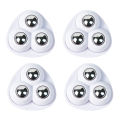 Self Adhesive Swivel Caster Wheels 360 Degree Free Rotation Small Wheels No Noise for Trash Can Bottom Kitchen Small Appliances. 