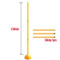 Water Injection Base/Football Sign Pole/Flag Logo Bar Assembly Part Training Equipment Sign Obstacle Marker Rod Part.