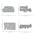 2025 New Happy Birthday Flower Metal Cutting Dies for Decoupage Card Making Scrapbook DIY Card Album Craft Decorations. 