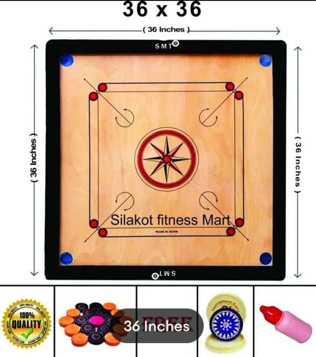 Caram board 30x30 with free geets