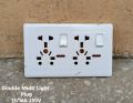 20A Multi Function Light Plug Socket With + 16A Universal Socket Power Outlet 1gang 1way Switch + Power Indicator Light With 2 Screws, 250V, Electrical Switches And Sockets, Electric Wall Mounted Socket For Multi Purpose Use, Powerpoints. 