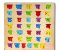 Wooden Nepali Varnamala (‌क,ख,ग....) Alphabet Board For Kids Students.. 