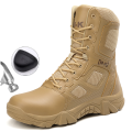 Outdoor Waterproof Safety Shoes Security Steel Toe Cap Men's Boots Working Steel Toe Anti-Smashing Men's Work Boots Size 47. 
