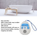 AM FM Shower Radio Waterproof Portable ABS Bathroom Radio Built in Speaker Battery Operated Shower Radio. 