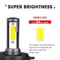Car LED headlight mini no fan all in one headlight h1h4 led fog light. 