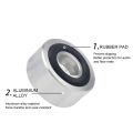4 Pcs HIFI Speaker Spikes Stand Feet Pad Aluminum Alloy Isolation Absorb Shock Amplifier Base Feet for Speakers CD Amplifier.