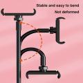 Gooseneck Tablet Holder With Flexible Arm 360 Clip Bed Support For 4 - 11 inches Phone Tablet Bracket For IPad Stand Accessories. 