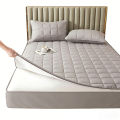 6 Sides Full Wrap Zipper Waterproof Quilted Microfiber Anti-mite Antibacterial Queen Mattress Protector Breathable Bed Cover. 