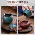 70ml Ceramic Canister Mini Cremation Urn Seal Pot Memorial Container Pet Urn Keepsake Funeral Casket Dog Cat Bird Columbarium. 