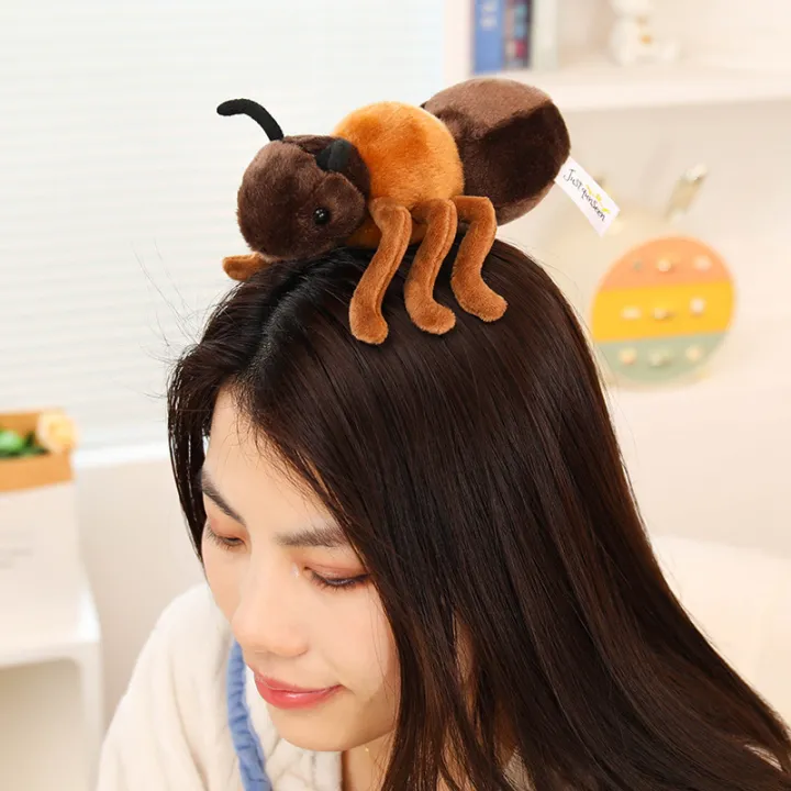 New%201Pc%2018CM%20simulation%20ants%20plush%20toys%20soft%20stuffed%20insect%20Brown%20Ant%20Plush%20Doll%20Decorative%20Desktop%20Ornaments%20Prank%20Props%20-%20Image%205