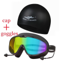 Silicone swim caps Swim Cap Adult Silicone Waterproof Unisex Solid Color Pool Diving Cap Long Hair. 