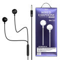 Imported Remax Rm-711 Wire Control Earplug Type Earphone(Null) - Headphone. 