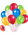 Multicolor Balloons for Birthday- 51Pcs(Assorted) Big Balloons Packet | Multi Color Balloons for Birthday | Colorful Balloons for Kids | Ballons for Birthday Decorations | Cartoon Balloons. 