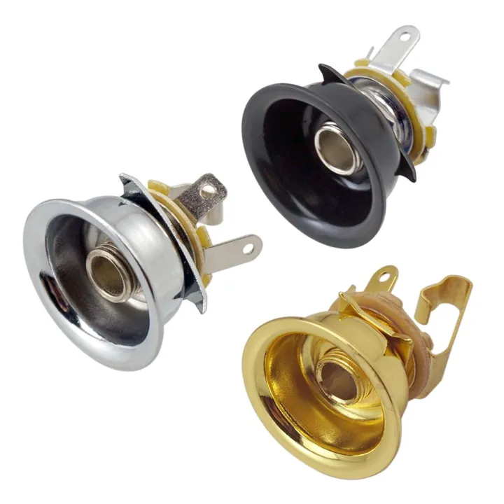 2025 HOT 6.35mm 1/4' Jack Plug Socket Output Plate for Telecaster TL ...