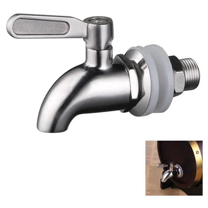304%20Stainless%20Steel%20Wine%20Barrel%20Faucet%20Replacement%20Beverage%20Juice%20Water%20Coffee%20Spigot%20For%20Glass%20Jar%20Dispenser%20-%20Image%202