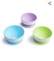 Munchkin Suction Bowls for Babies and Toddlers, Pack of 3. 
