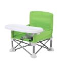 Aluminium Alloy Foldable Portable Compact Baby Chair with Safe Belt for Indoor Outdoor Use Easy Travel for Camping Picnics. 