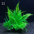 12 Kinds Artificial Aquarium Decor Plants Water Weeds Ornament Aquatic Plant Fish Tank Grass Decoration Accessories 14cm. 