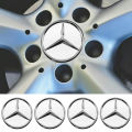 4Pcs Hubcaps Silver 75MM Rims Wheel Center Caps Wheel Center Hub Caps Emblem for Benz All Models. 