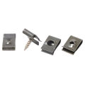 Self Tapping Screws Metal Fastener Clip for Car Motorcycle U-Type Clip with Screw Anti-rust Protection Clip Screw Iron Sheet Kit. 