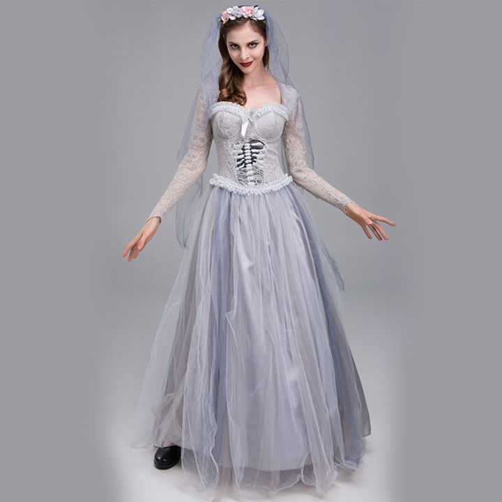 2025%20Halloween%20Terror%20Costume%20Grey%20Skeleton%20Ghost%20Wedding%20Dress%20Cosplay%20Clothes%20Corpse%20Bride%20Dress%20Mesh%20Party%20Dress%20Supplies%20-%20Image%206